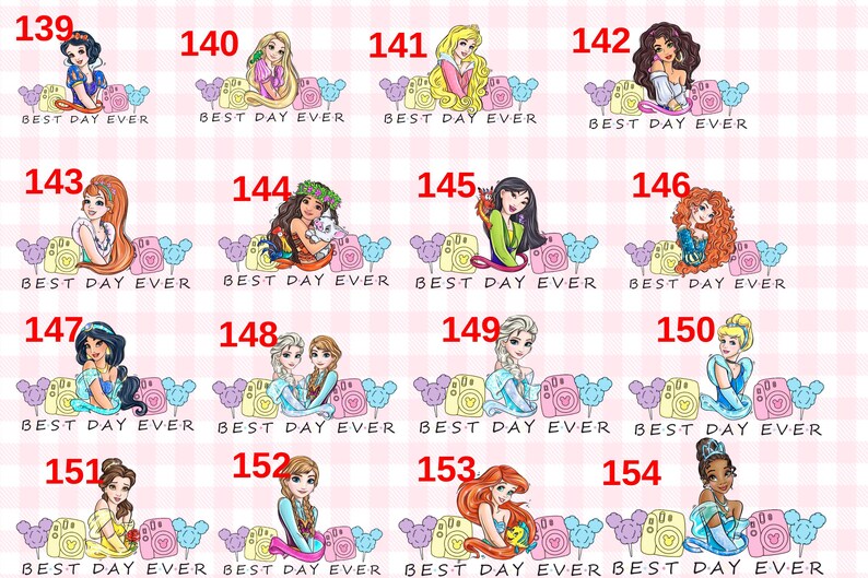 Disney Tiana Ribbon Dtf, Disney Princess Coquette Dtf, Coquette
