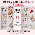 Disney Christmas Dtf Gang Sheet, Disney Christmas Ready To Press, Personalized Disney Christmas Dtf, Disney Dtf Gang Sheet, Disney Hot Press