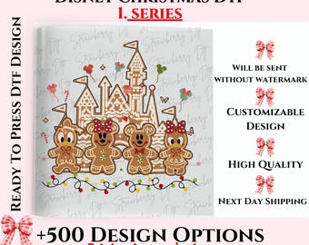 Disneyland Merry Christmas DTF Transfer, Disney Christmas Ready To Press, Disney Christmas Heat Transfer, Disney High Qualty, DTF Gang Sheet