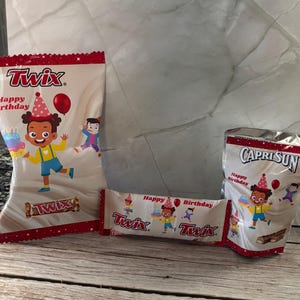 Happy Birthday Twix Candy Bundle Set