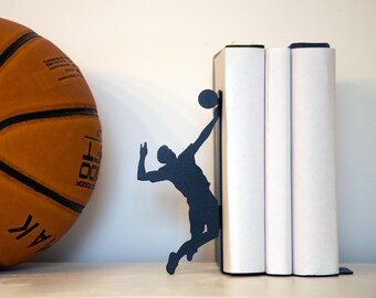 Fermalibri In Legno Con Base In Ferro - Antiscivolo, Decorativi, Per Libreria O Scrivania, 1 Paio