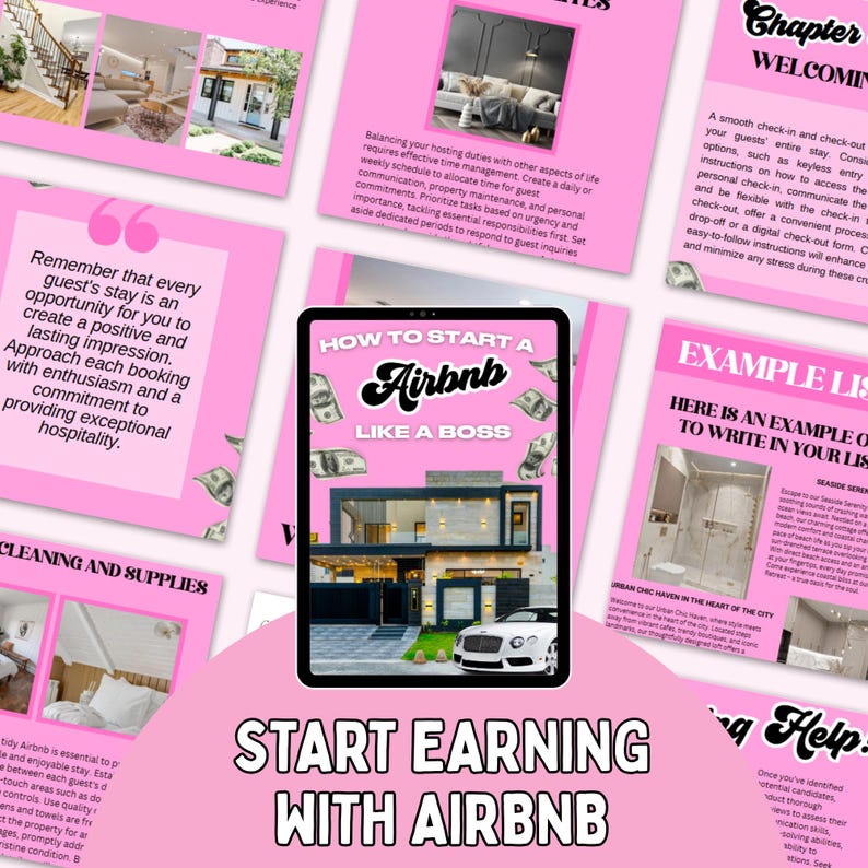 How to Start an Airbnb Business Guide - Make 10K With Airbnb Ebook ...