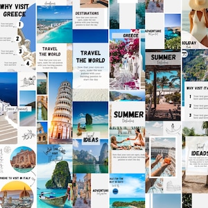 Travel Instagram Story Templates, 100 Editable Canva Travel Agent Story Bundle, Vacation Instagram Template, Travel Blogger Social Media Kit