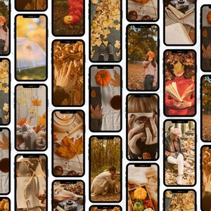 Cozy fall aesthetic digital content bundle with faceless autumn photos, reels, and Thanksgiving stock images. Warm-toned cozy autumn flat lay with pumpkins, candles, and faceless aesthetic for social media branding. Faceless cozy fall woman holding coffee, wearing sweater with autumn leaves, perfect for emotional branding. Vertical fall aesthetic Instagram Reels template for Thanksgiving or Halloween social content.