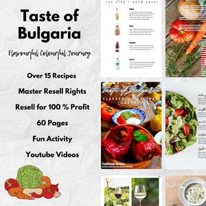 Traditional Bulgarian Cookbook - 15+ Authentic Recipes (Digital)