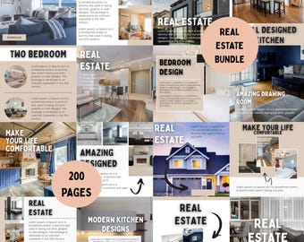 Real Estate Instagram Post & Highlight Templates - Realtor Instagram Templates, Realtor Social Media Marketing Templates, Canva Template