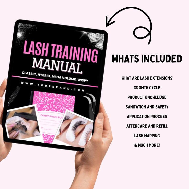 Lash Training Manual Guide - Eyelash Extension Business Ebook, Start a ...