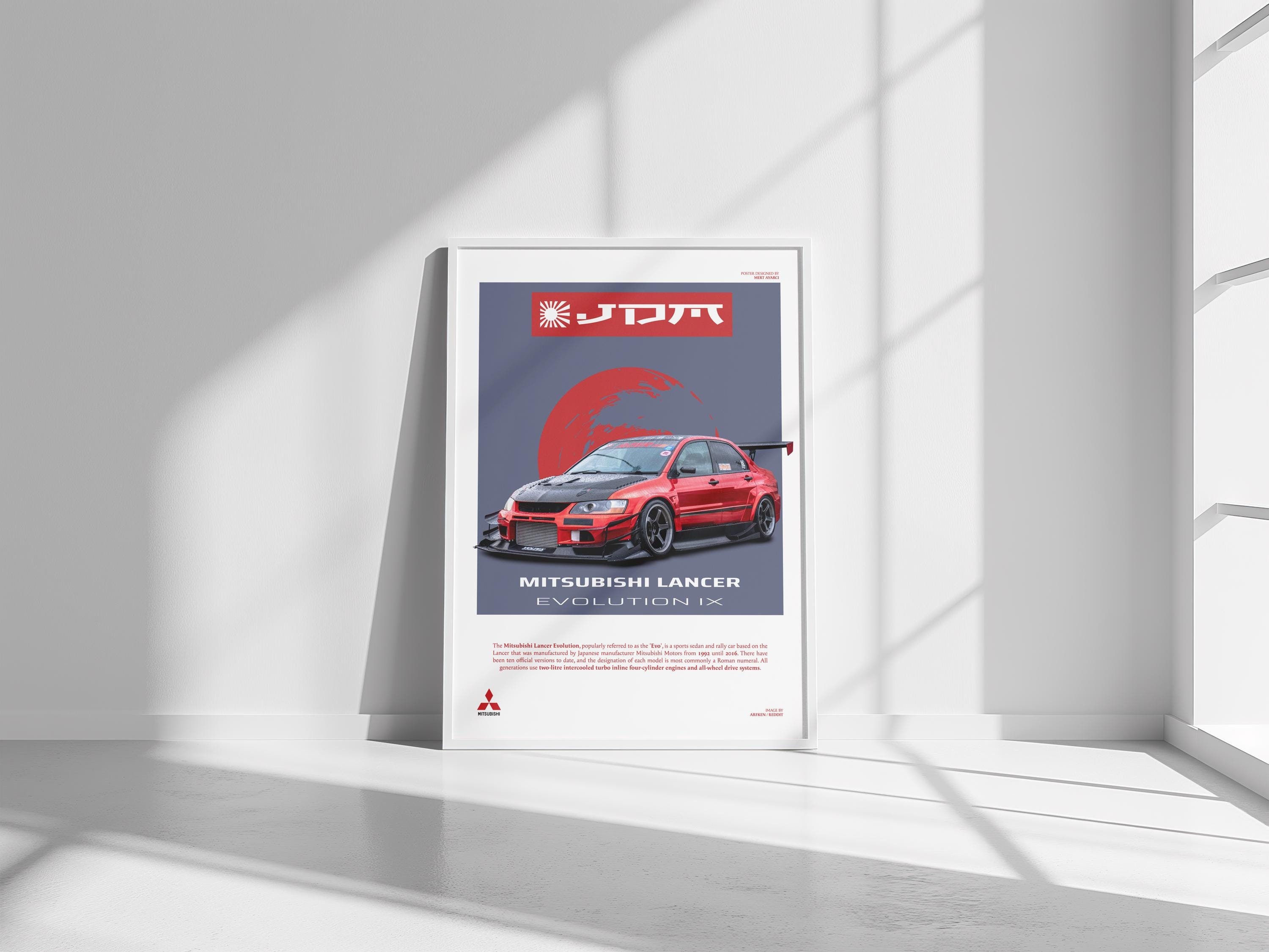 Lancer Rally Poster Mitsubishi Lancer Poster, Poster, JDM Car Posters, Wall Art, Wall Decor ...