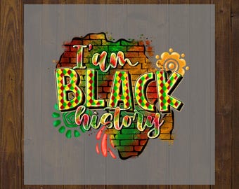 Transferencia de calor DTF de historia negra: Diseño Afro Queen, lista para imprimir