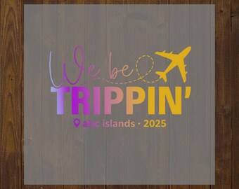 Impresión DTF personalizable de Viaje Familiar 2026, lista para imprimir