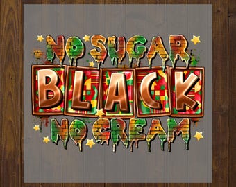 Transferencia de calor DTF del Mes de la Historia Negra: Reina Afro, Cultura Negra