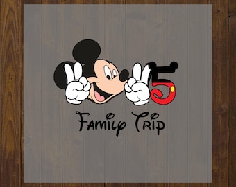 Impresión DTF de Viaje Familiar a Disney 2025, Transferencia de Calor Personalizable
