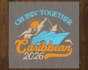 Transferencia de calor DTF para el crucero por el Caribe 2026: lista para imprimir