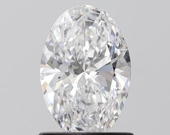 1.01 Ct Oval Lab Grown Diamond: D VS1 IGI Certified Loose Diamond