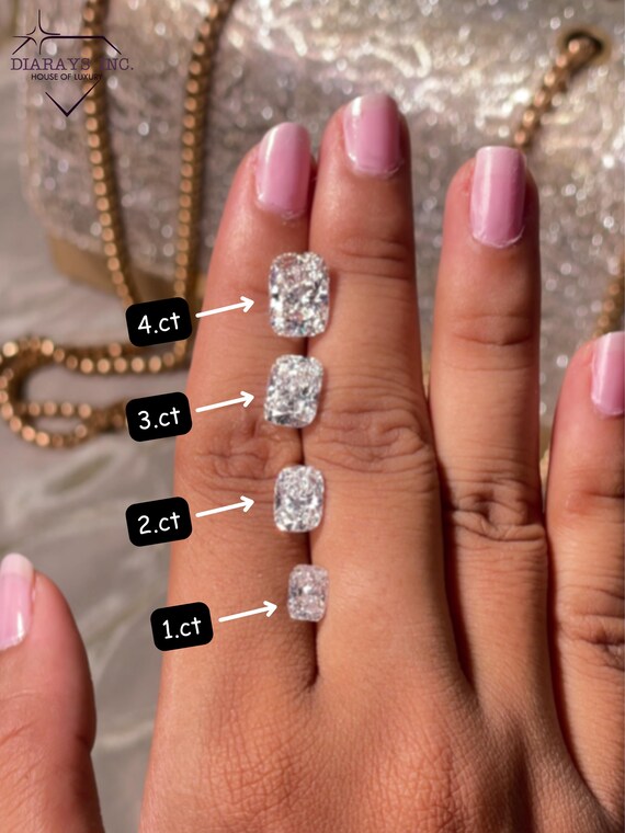 ラボグロウンダイヤモンド5.08ct.E.VS1 5.08 ct Cushion Lab Grown 