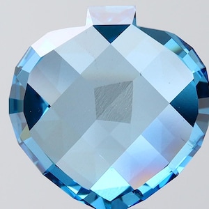 5.34 ct Fancy Vivid Blue Color VS 2 clarity Modified Heart Cut Lab Grown Diamond, Lab Diamond, Loose Diamond, CVD Blue Diamond for Pendent.