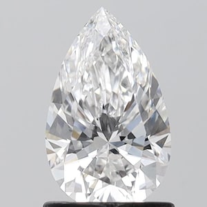 1.08 CT Pear Lab Grown Diamond: E VS1, IGI Certified