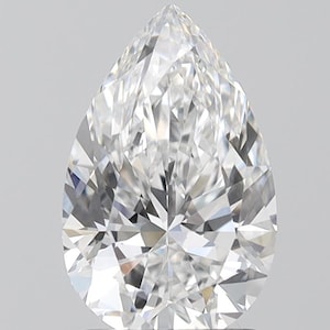 1.81 ct Pear Lab Grown Diamond: D-VVS2 IGI Certified CVD Loose Diamond