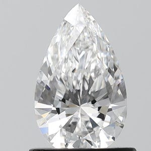 1.06 ct Pear Lab Grown Diamond: D VVS2 IGI Certified CVD