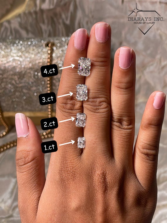 1.14カラット ラディアントカット Dカラー VS1 ラボグロウン