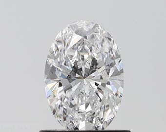 IGI Certified 1.09 ct Oval Lab Grown Diamond: D VS1 Clarity