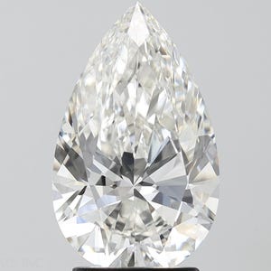 3.18 CT Pear Brilliant Lab Grown Diamond: G VS1, IGI Certified