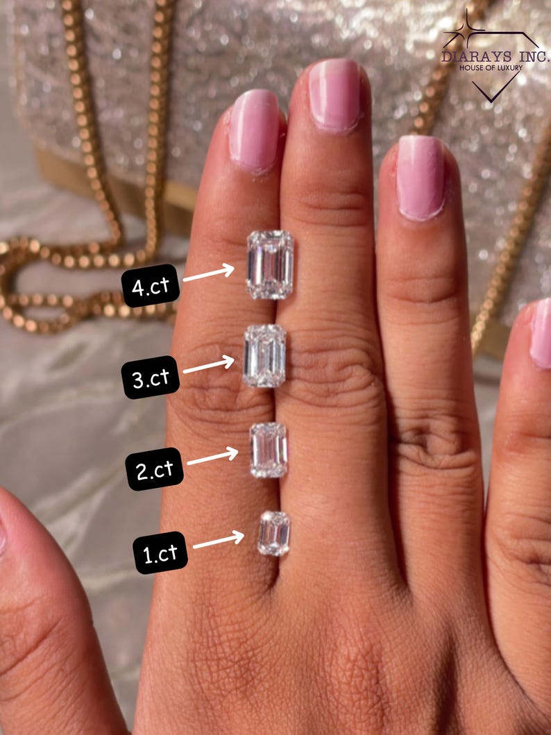 1.03 CT Emerald Cut Lab Grown Diamond: E VS1 IGI Certified image 6