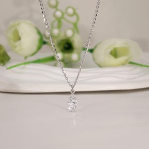 14k Gold Marquise Diamond Necklace, Marquise Solitaire Diamond Pendant, IGI Certified CVD Lab Grown Diamond Pendent, Necklace For Woman