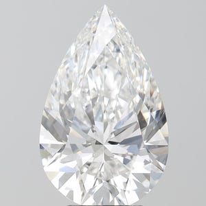 5.22 CT, E color, VVS 2 Clarity Pear Brilliant IGI Certified Lab Grown Diamond, Lab Diamond, Cvd lab grown loose Diamond For Promise Ring