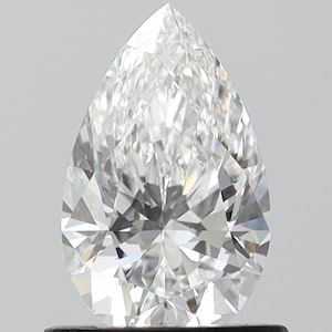 1.08 ct Pear Lab Grown Diamond: D VVS2 IGI Certified Loose Stone