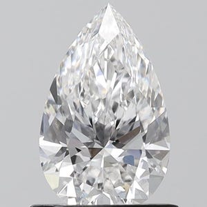 1.11 ct Pear Lab Grown Diamond: D-VVS2 IGI Certified CVD