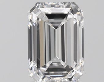 1.06 ct Emerald Cut Lab Grown Diamond, D VS1 IGI Certified