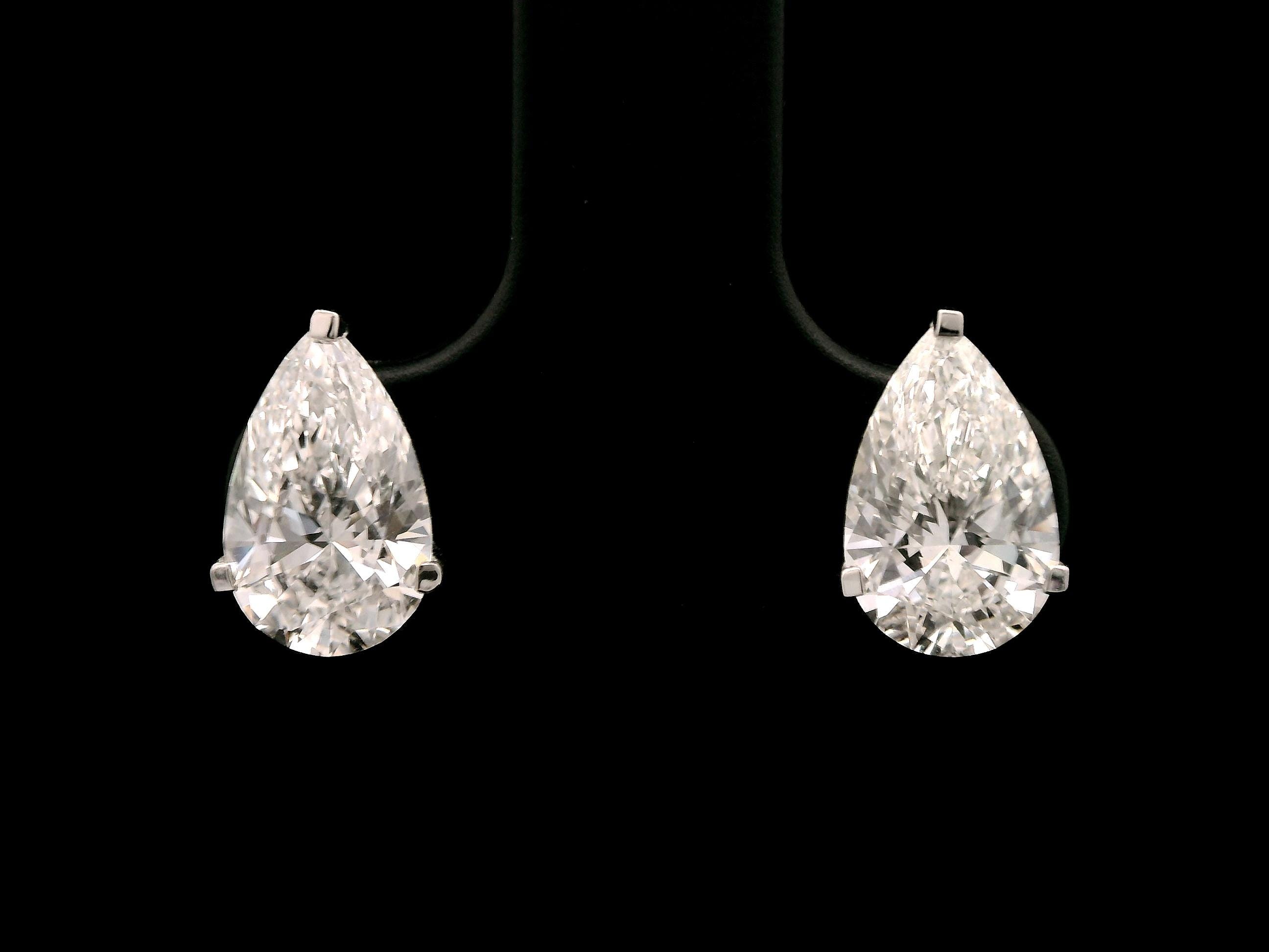 Orecchino Donna 2 Ct IGI Creato in Laboratorio Taglio Marquise Diamante