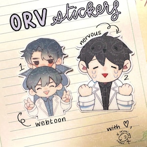 ORV Stickers (ft. Kim Dokja and Yoo Joonghyuk)