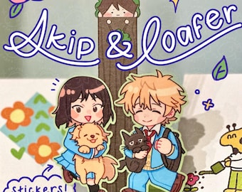 Skip and Loafer: Naklejki Mitsumi i Shima
