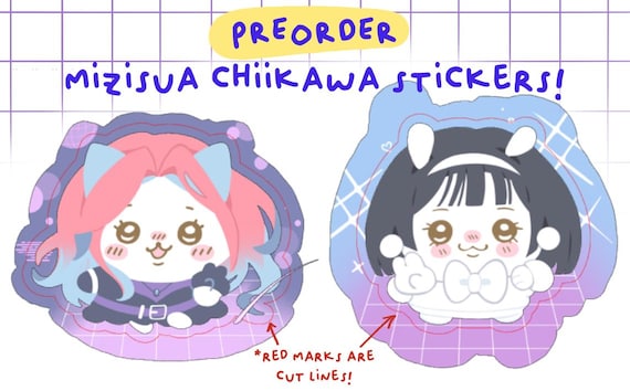 Alien Stage (ALNST): Hachiware Mizi + Chiikawa Sua Stickers - Etsy