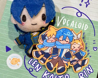 Vocaloid: Rin, Len i KAITO Naklejka Zimowa