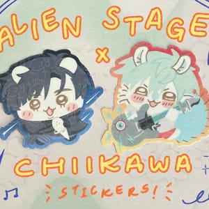 Alien Stage (ALNST): Chiikawa Ivan + Momonga Till Stickers