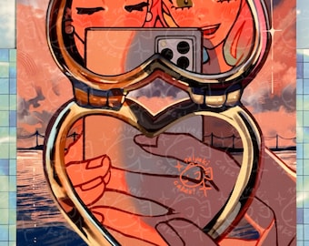 Alien Stage (ALNST): Mizisua Sunset Print