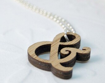 Mini Collar Harrington Ampersand en bambú