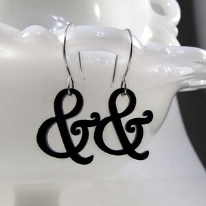 Mini Harrington Ampersand Earrings image 3