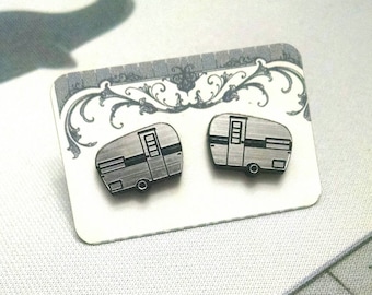 Camper Stud Earrings