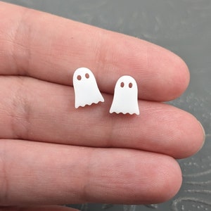 Ghost Studs in White image 3