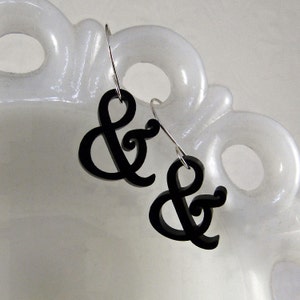 Mini Harrington Ampersand Earrings image 4