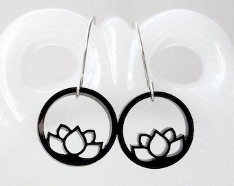 Pendientes loto flotante
