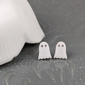 Ghost Studs in White image 2