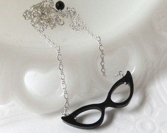 Maude's Cat-eye Eyeglasses Necklace