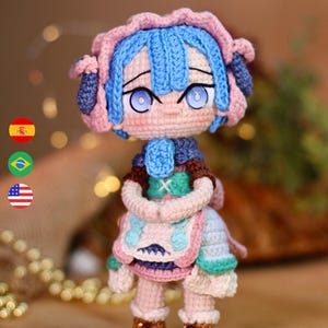 Blue Whistle Pattern Amigurumi PDF