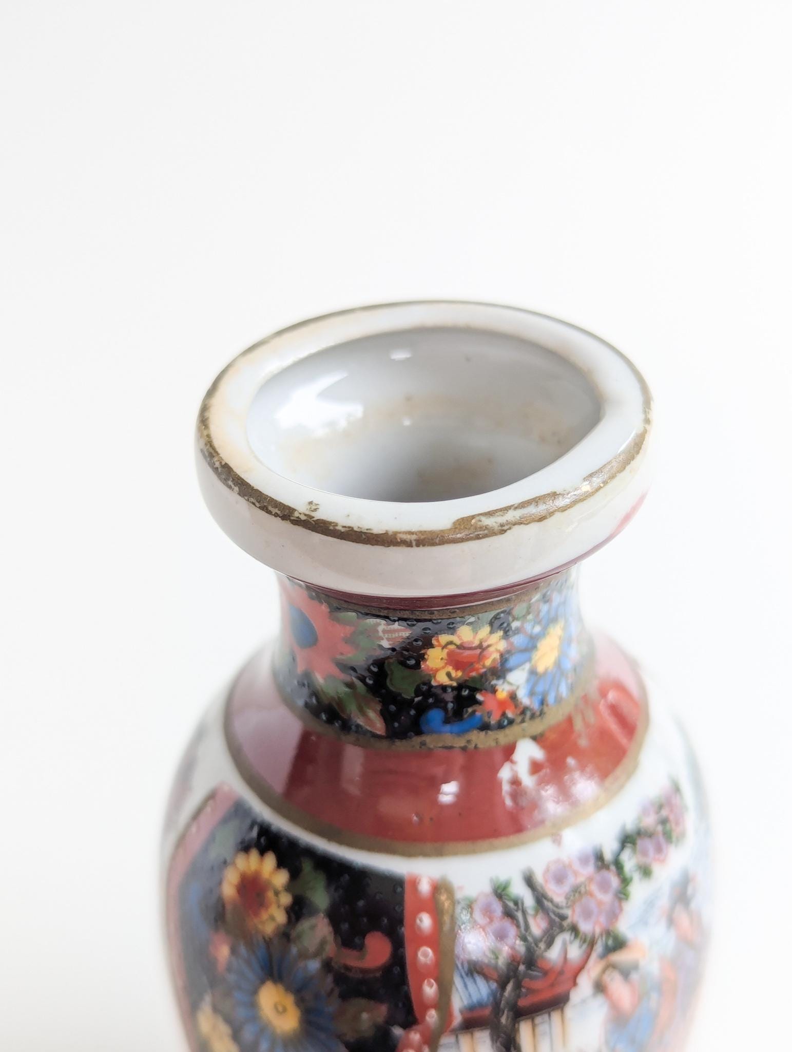◇薩摩焼 花瓶 芸者 ヴィンテージ薩摩焼花瓶、小さな東洋の芸者型花瓶 - Etsy 日本