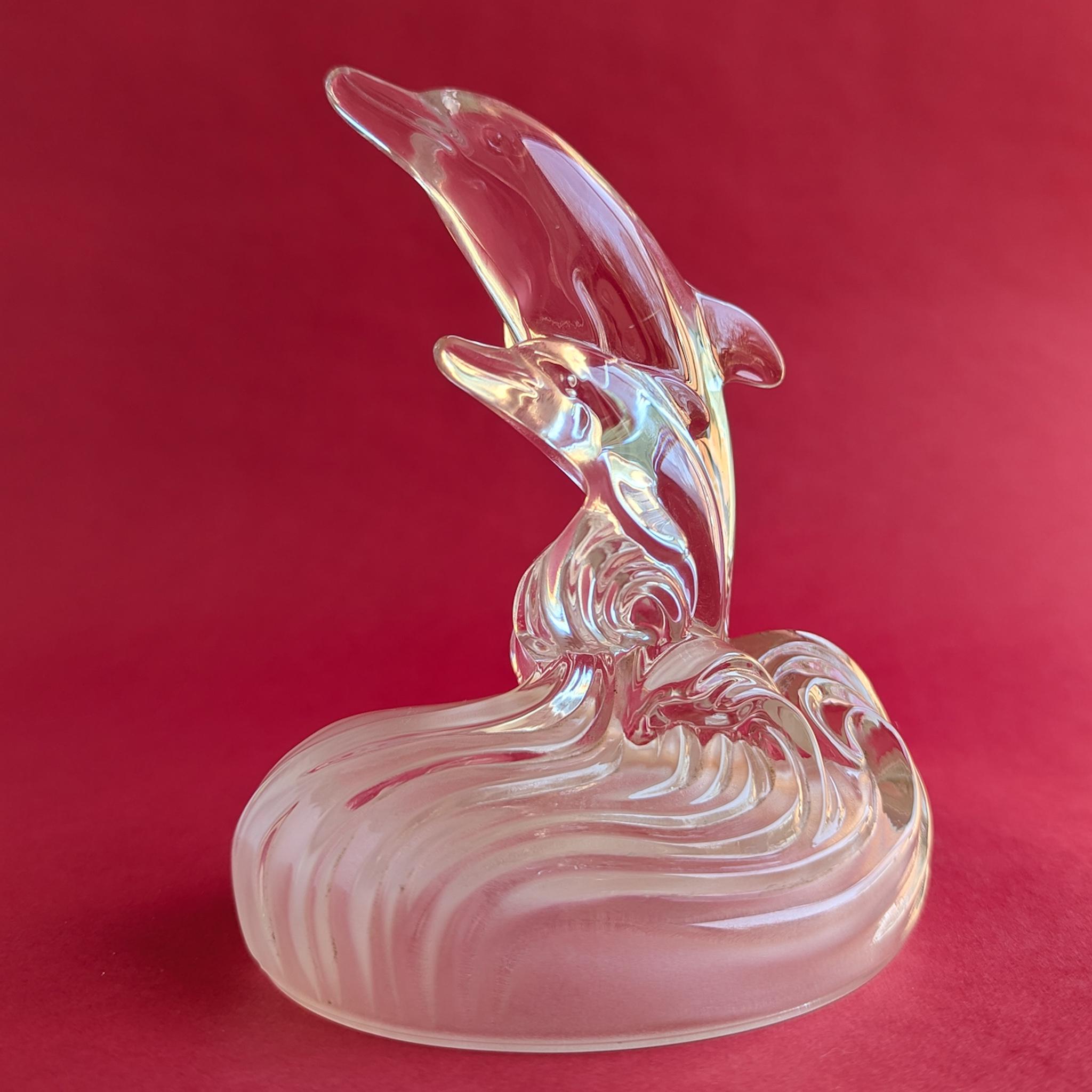 Italy glass dolphin - Etsy 日本